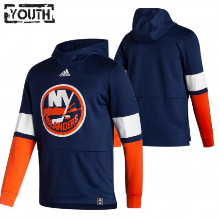 Kinder Eishockey New York Islanders Blank 2020-21 Reverse Retro Pullover Hooded Sweatshirt